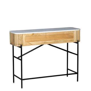 Modrest - Cambridge White Marble & Mango Vanity Table