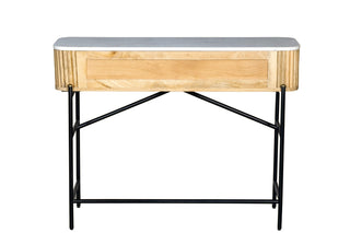 Modrest - Cambridge White Marble & Mango Vanity Table
