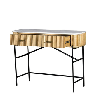 Modrest - Cambridge White Marble & Mango Vanity Table
