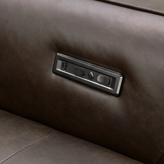 Conway Power Recliner Sofa - Brown