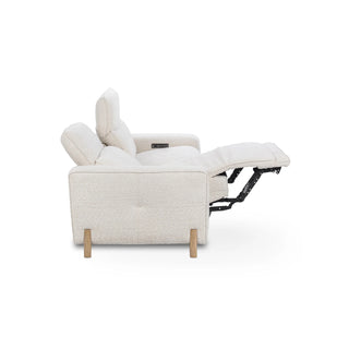 Darrow Upholstered Power Recliner Sofa - Ivory