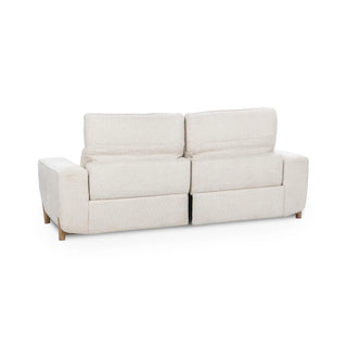 Darrow Upholstered Power Recliner Sofa - Ivory