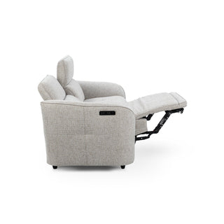 Ostend Upholstered Power Recliner Sofa - Gray