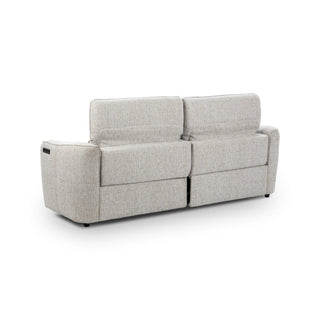 Ostend Upholstered Power Recliner Sofa - Gray
