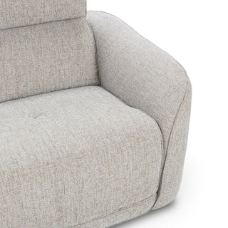 Ostend Upholstered Power Recliner Sofa - Gray