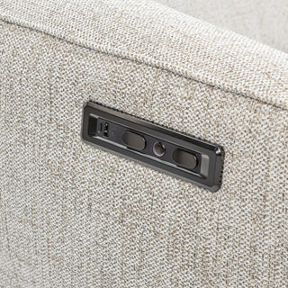 Ostend Upholstered Power Recliner Sofa - Gray