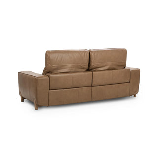 Kadon Leather Power Recliner Sofa - Tan
