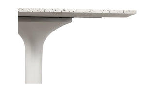 Tuli Outdoor Cafe Table White Terrazzo