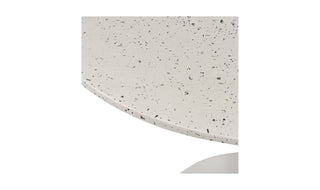 Tuli Outdoor Cafe Table White Terrazzo