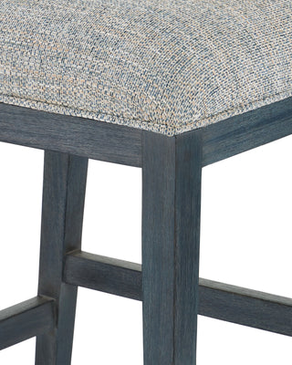 Santos Vintage Navy Bar Stool, Barrett Dusk