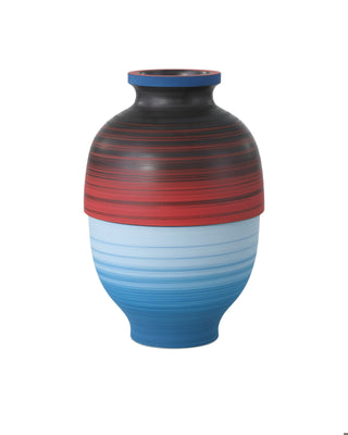 Happy 80's Black, Blue, Red & Orange Vase Set of 3