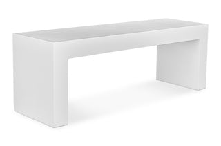 Lazarus Outdoor Bench White