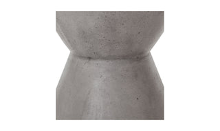 Hourglass Outdoor Stool Grey