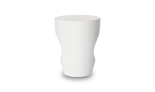 Aylard Outdoor Stool Cream White