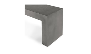 Lazarus Outdoor Bench Dark Grey