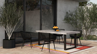 Jedrik Outdoor Dining Table Large Grey