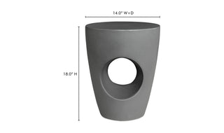 Aylard Outdoor Stool Grey