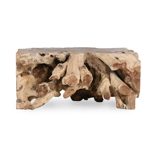 Cypress Root 40" Square Coffee Table Natural