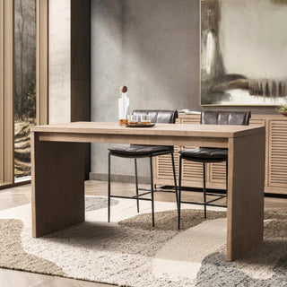 Nalani Solid Wood Rectangle Counter Table