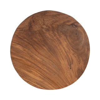 Rhea Round Accent Table - Natural