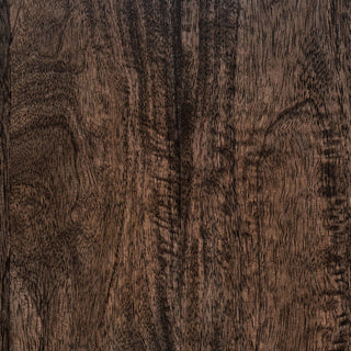 Norwood Solid Wood Round End Table - Bark Brown