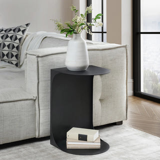 Cote Metal Accent Table - Black