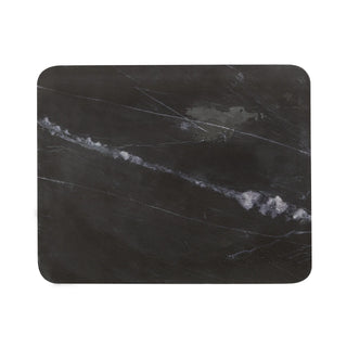 Delaney Marble Rectangle Accent Table - Onyx
