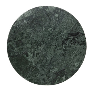 Briley Marble Round Accent Table Small - Emeral Green