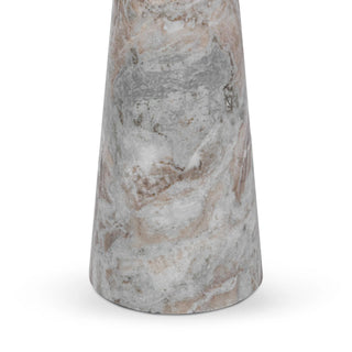 Huxley Marble Round Accent Table - 18"