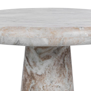 Huxley Marble Round Accent Table - 18"