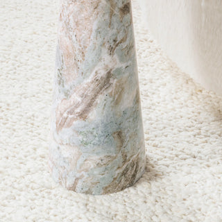 Huxley Marble Round Accent Table