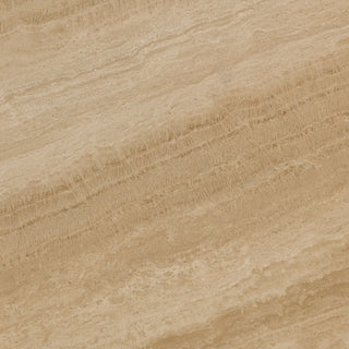 Idella Travertine Round End Table - Tan