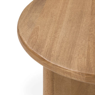 Montengo Round End Table - Natural Maple