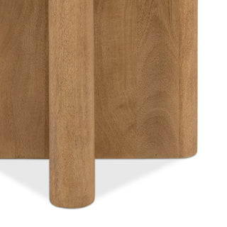 Montengo Round End Table - Natural Maple