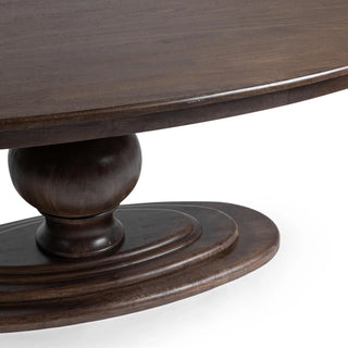 Brookside 94" Oval Dining Table - Cocoa Brown