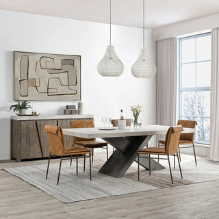 Durant Solid Wood Rectangle Dining Table