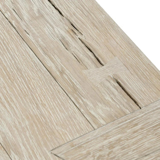 Bristol Solid Wood Square End Table - Aged Cream