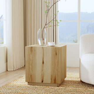Layne Solid Wood Square End Table - True Natural
