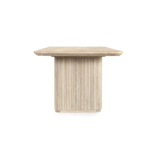 Vander Solid Wood Rectangle Dining Table - Cream Washed