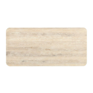 Vander Solid Wood Rectangle Dining Table - Cream Washed
