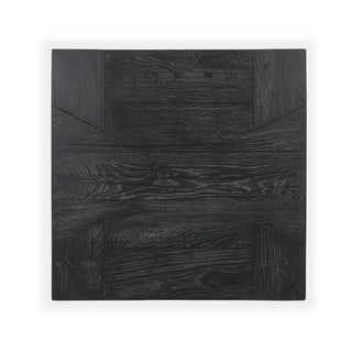 Bristol Solid Wood Square End Table - Aged Black