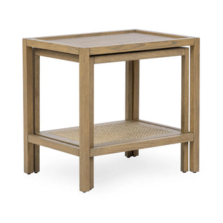 Devin Solid Wood Nesting Accent Tables