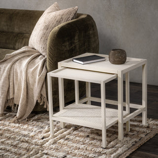 Devin Solid Wood Nesting Accent Tables