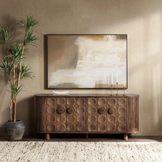 Lyle 4 Door Cabinet - Artisan Brown