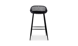 Piazza Outdoor Barstool Black - Set Of Two