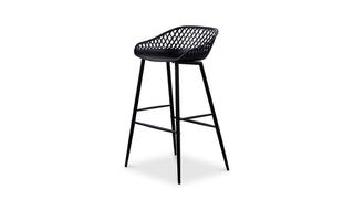 Piazza Outdoor Barstool Black - Set Of Two
