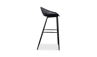 Piazza Outdoor Barstool Black - Set Of Two