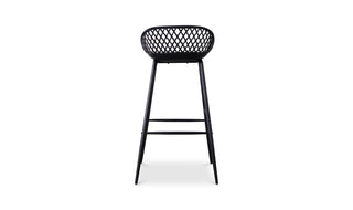 Piazza Outdoor Barstool Black - Set Of Two