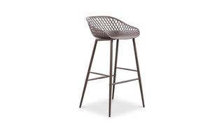 Piazza Outdoor Barstool Grey - Set Of Two