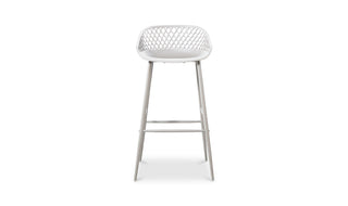 Piazza Outdoor Barstool White - Set Of Two